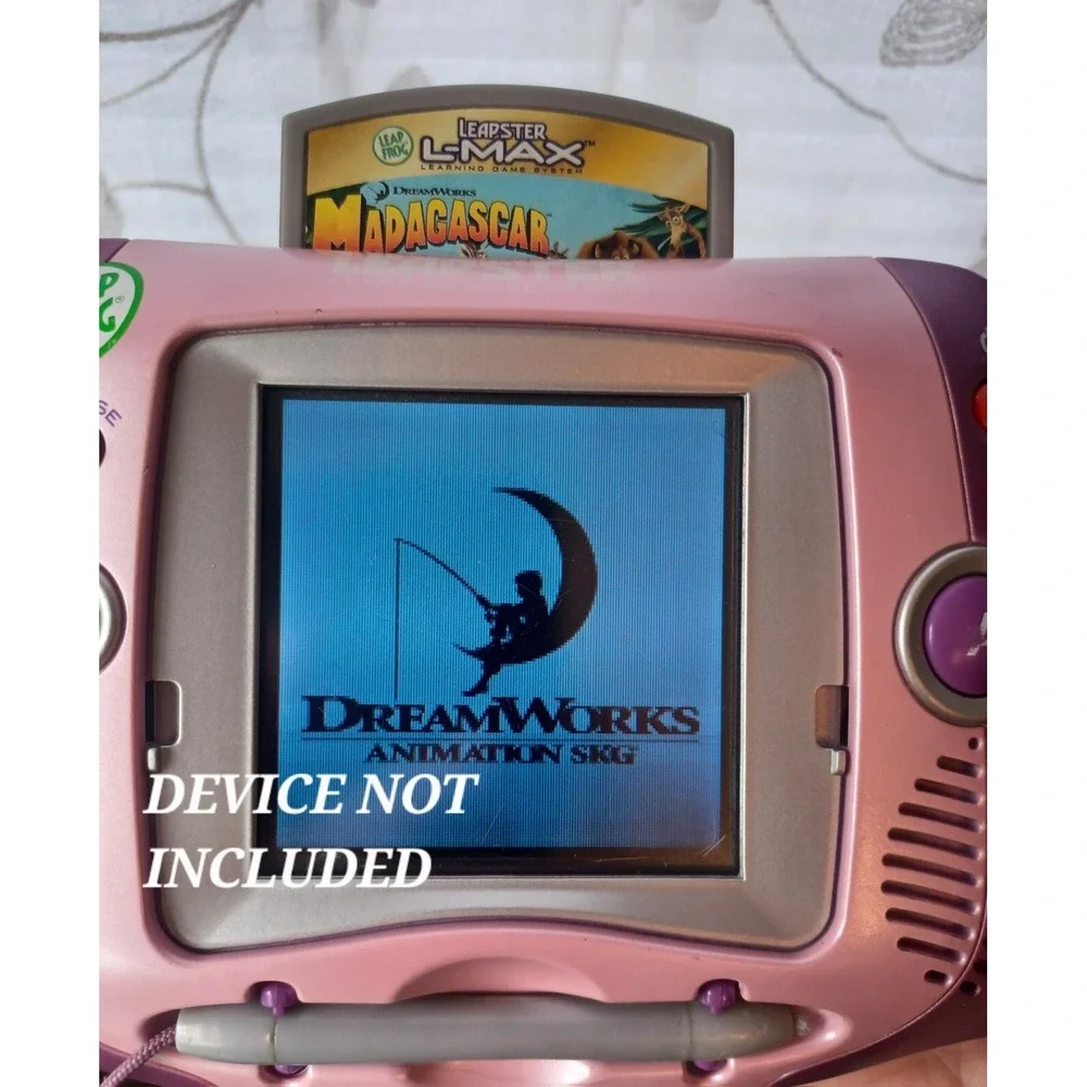 Leap Frog Leapster Madagascar‎ Princess & the Frog Games only. WORKS.